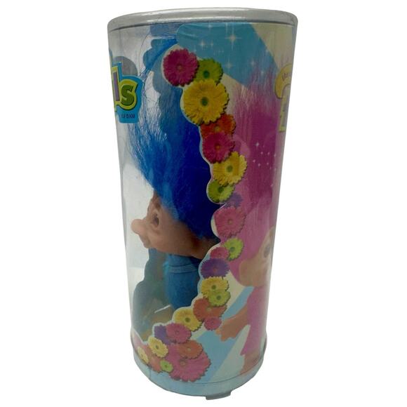 2005 GOOD LUCK MESSENGER TROLL - 3" DAM Troll Doll - NEW IN CONTAINER - Rare - Picture 5 of 8